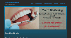 Desktop Screenshot of clintonhilldental.com